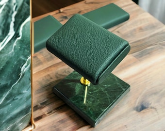 Watch stand,watch stand green marble,watch holder, watch box ,luxury watch stand, watch stand marble, Watch Stand for men, father's day gift