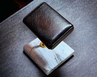 Watch stand, watch stand dark brown, watch box, watch stand marble, father's day gift,carrara marble,gift for him, watch box for men,