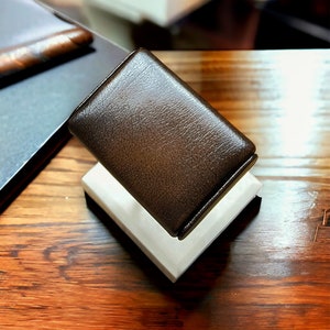 Watch stand, watch stand dark brown, watch box, watch stand marble, father's day gift,carrara marble,gift for him, watch box for men,