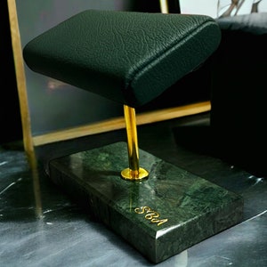 Father's day gift Watches holder double, personalized watch stand, watch box, watch stand, Watch Stand for men, Green marble watch stand,