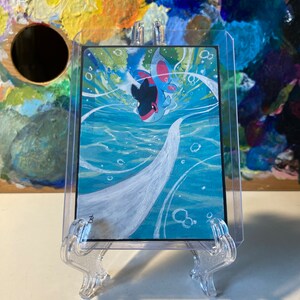 TCG Pokémon altered card Finneon hand painted