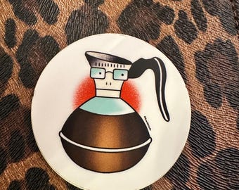 Milo Coffee Pot Sticker