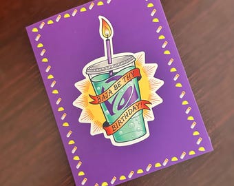 Baja Be Thy Birthday Card