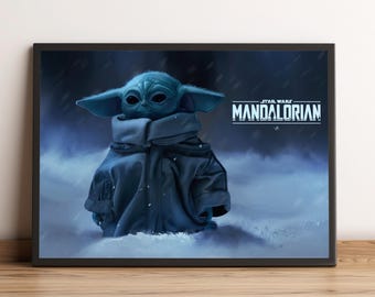 The Mandalorian Poster, TV Series Print, Wall Art, Home Decor, Gift for TV Show Fans #3