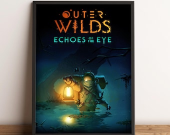 Póster de Outer Wilds, impresión del juego, arte de pared, decoración del hogar, regalo para jugadores n.° 3