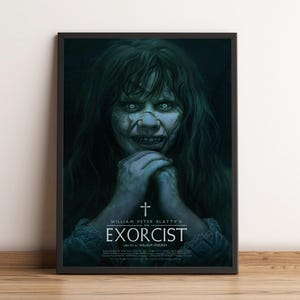Poster dell'Esorcista, stampa del film, arte murale, arredamento per la casa, regalo per gli appassionati di cinema