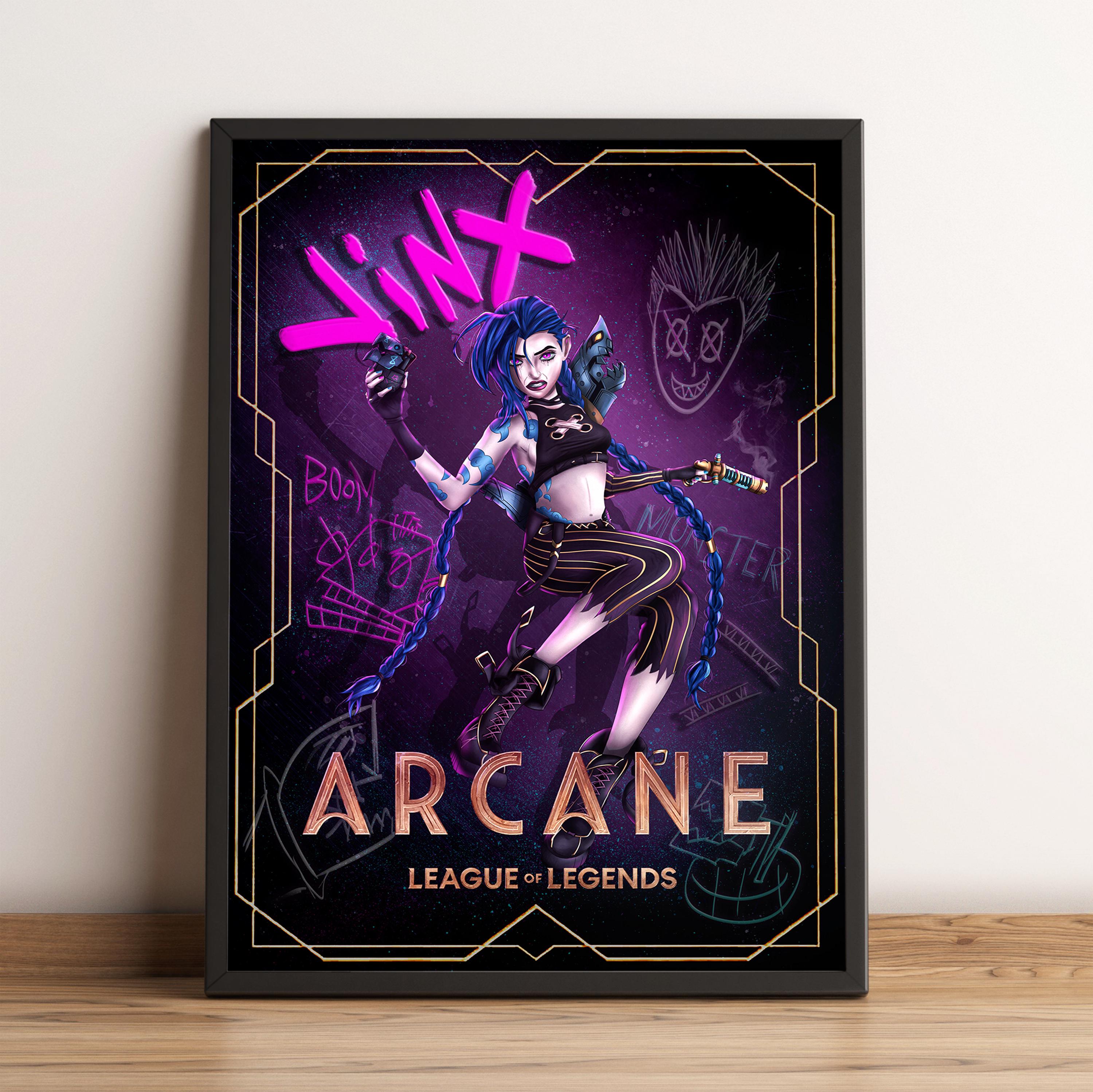 Arcane Poster, TV Series Print, Wall Art, Home Decor, Gift for TV Show ...