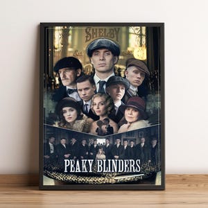 Peaky Blinders Poster, TV Series Print, Wall Art, Home Decor, Gift for TV Show Fans