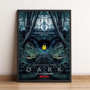 Poster The Dark, stampa di serie TV, arte murale, arredamento per la casa, regalo per fan di programmi TV
