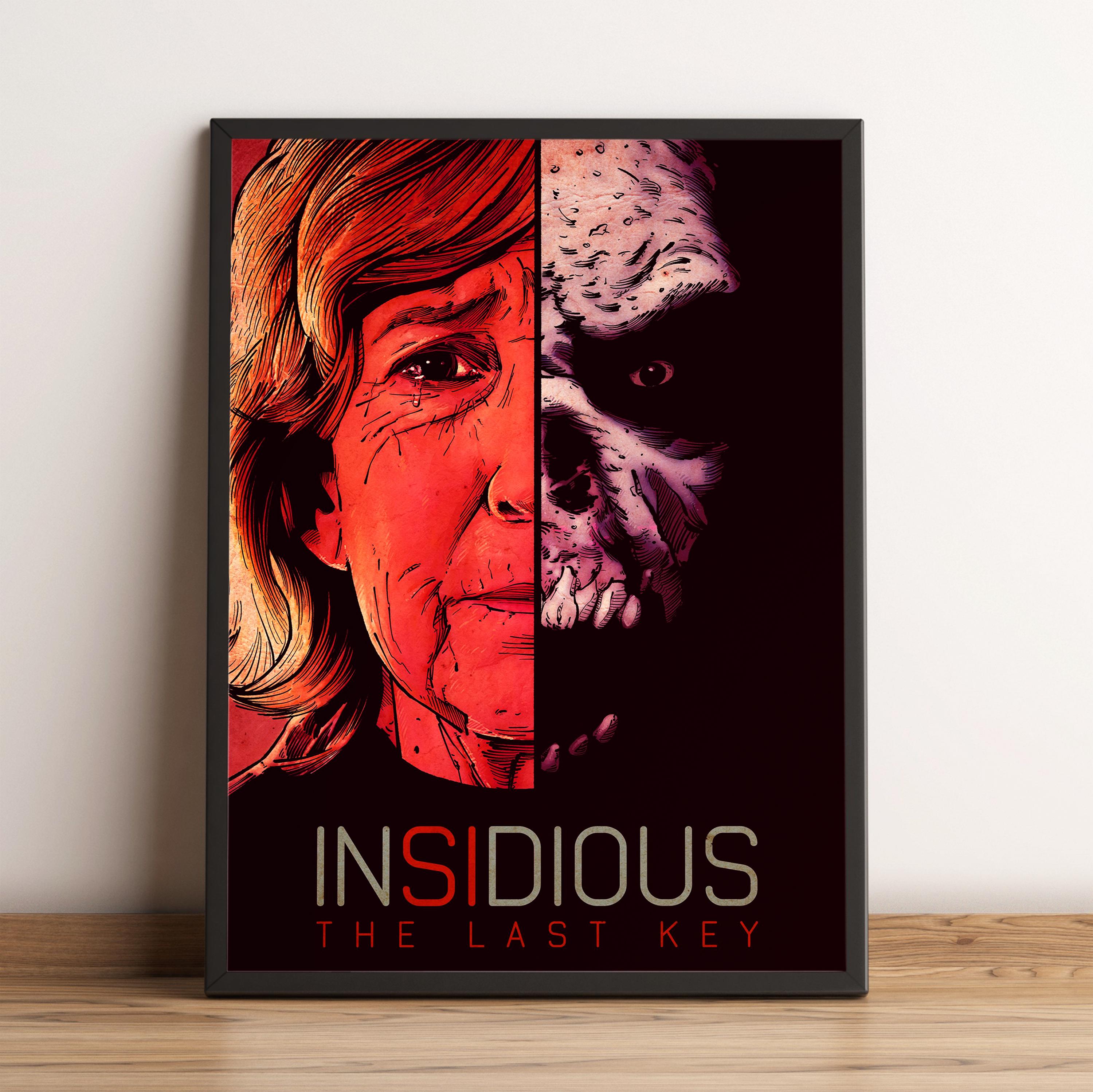 インシディアス 最後の鍵 ポスター、映画プリント、ウォールアート、ホームデコレーション、映画ファンへのギフト - Etsy 日本, image size:3000x2998