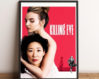 Killing Eve Poster, TV Series Print, Wall Art, Home Decor, Gift for TV Show Fans