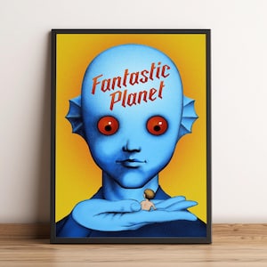 Cartaz do Planeta Fantástico, Impressão de Filme, Arte de Parede, Decoração de Casa, Presente para Fãs de Cinema