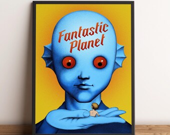 Fantastische planeetposter, filmafdruk, kunst aan de muur, woondecoratie, cadeau voor filmfans