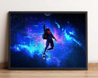 Poster di Spider Man Into the Spider Verse, stampa del film, arte murale, arredamento per la casa, regalo per gli appassionati di film