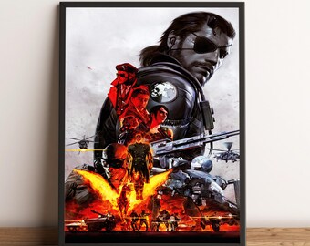 メタルギアソリッド2 サブスタンスバナー 20x42インチ - Etsy 日本
