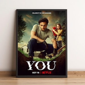 You Poster, TV Series Print, Wall Art, Home Decor, Gift for TV Show Fans