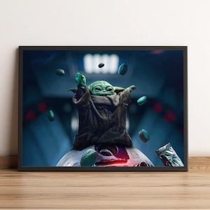 The Mandalorian Poster, TV Series Print, Wall Art, Home Decor, Gift for TV Show Fans #2