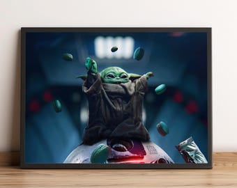 The Mandalorian Poster, TV Series Print, Wall Art, Home Decor, Gift for TV Show Fans #2