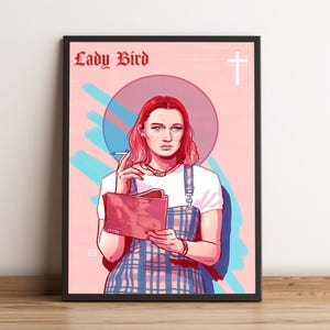 Póster de Lady Bird, impresión de película, arte de pared, decoración del hogar, regalo para fanáticos del cine