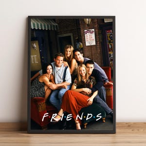 Friends Poster, TV Series Print, Wall Art, Home Decor, Gift for TV Show Fans