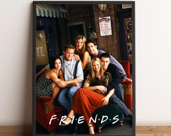 Friends Poster, TV Series Print, Wall Art, Home Decor, Gift for TV Show Fans