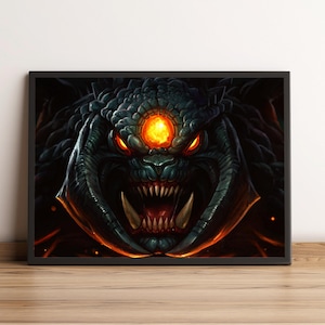 Dota 2 Poster, Game Print, Wall Art, Home Decor, Gift for Gamers #4