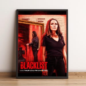 The Blacklist Poster, TV Series Print, Wall Art, Home Decor, Gift for TV Show Fans
