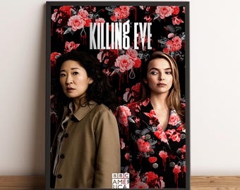Killing Eve Poster, TV Series Print, Wall Art, Home Decor, Gift for TV Show Fans #2