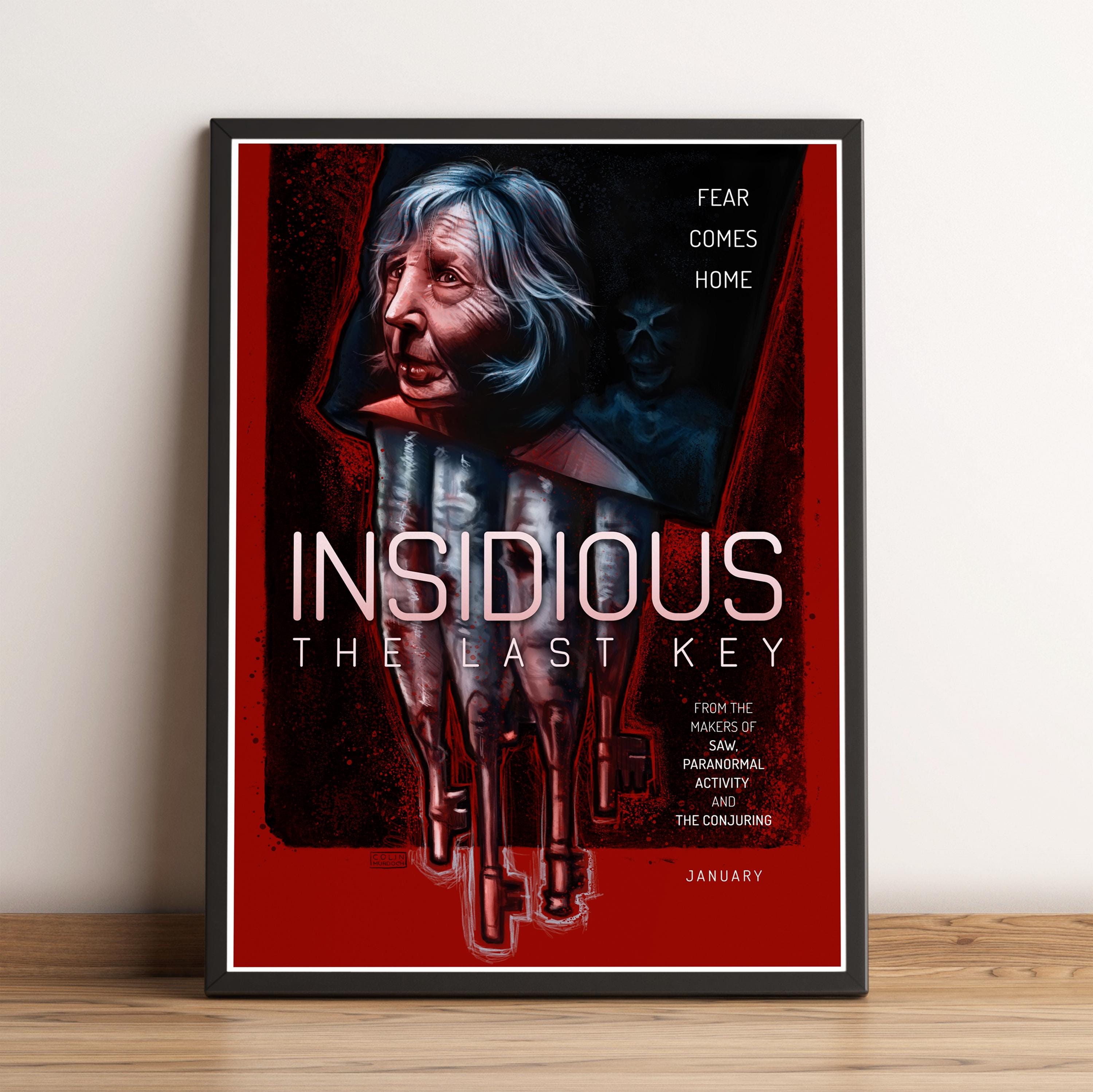 インシディアス 最後の鍵 ポスター、映画プリント、ウォールアート、ホームデコレーション、映画ファンへのギフト - Etsy 日本, image size:3000x2998