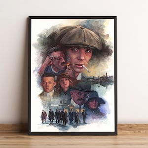 Peaky Blinders Poster, TV Series Print, Wall Art, Home Decor, Gift for TV Show Fans #2