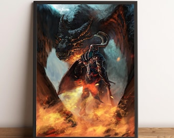 Póster de Dota 2, impresión del juego, arte de pared, decoración del hogar, regalo para jugadores