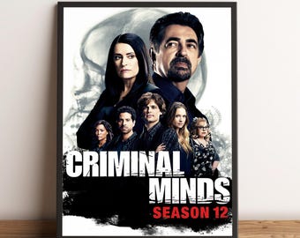 Criminal Minds Poster, TV Series Print, Wall Art, Home Decor, Gift for TV Show Fans