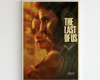 The Last of Us Retro Poster, Joel Miller Wall Art, Game Vintage Print, Gift for Game Lovers