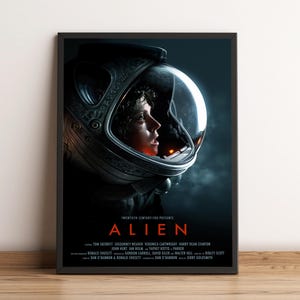 Alien Poster, Movie Print, Wall Art, Home Decor, Gift for Film Fans #2
