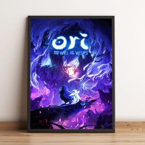 Ori and The Blind Forest Poster, Spiel Druck, Wandkunst, Home Decor, Geschenk für Gamer