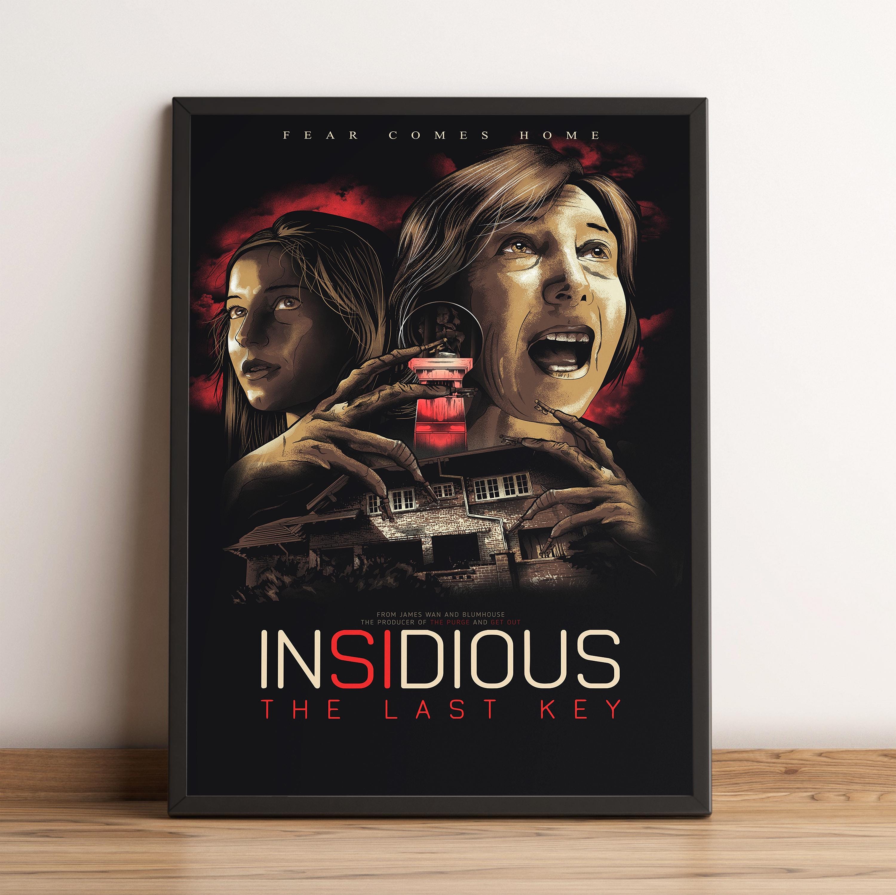 インシディアス 最後の鍵 ポスター、映画プリント、ウォールアート、ホームデコレーション、映画ファンへのギフト - Etsy 日本, image size:3000x2998