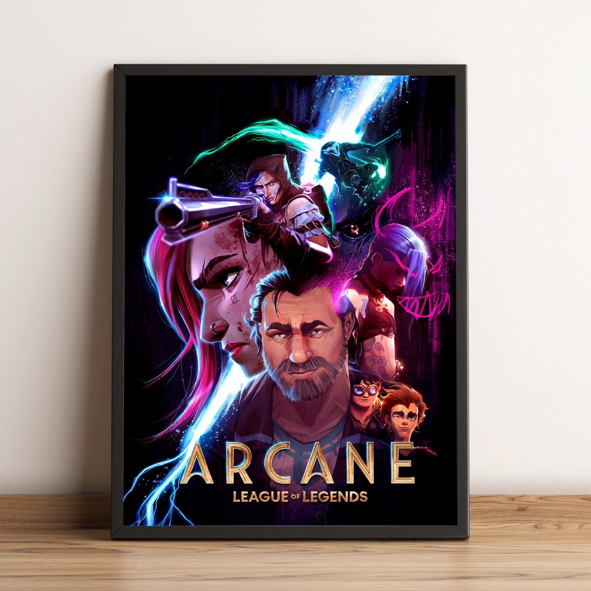 Arcane Poster, TV Series Print, Wall Art, Home Decor, Gift for TV Show ...
