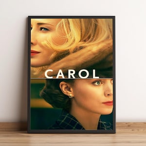 Carol Poster, Movie Print, Wall Art, Home Decor, Gift for Film Fans