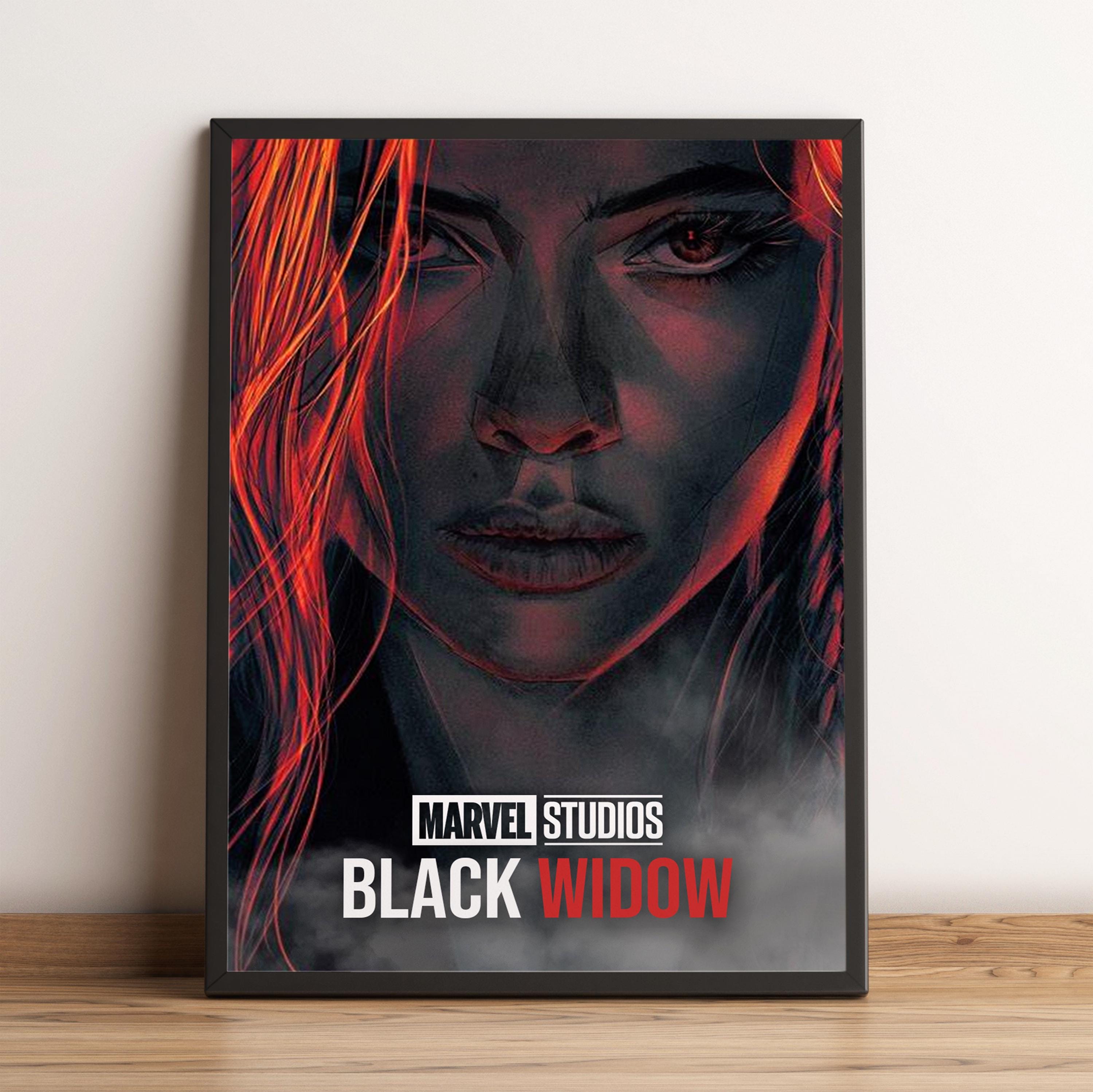 Black Widow Poster, Movie Print, Wall Art, Home Decor, Gift for Film ...