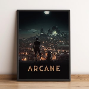 Pôster Arcane, Impressão de Série de TV, Arte de Parede, Decoração de Casa, Presente para Fãs de Programas de TV