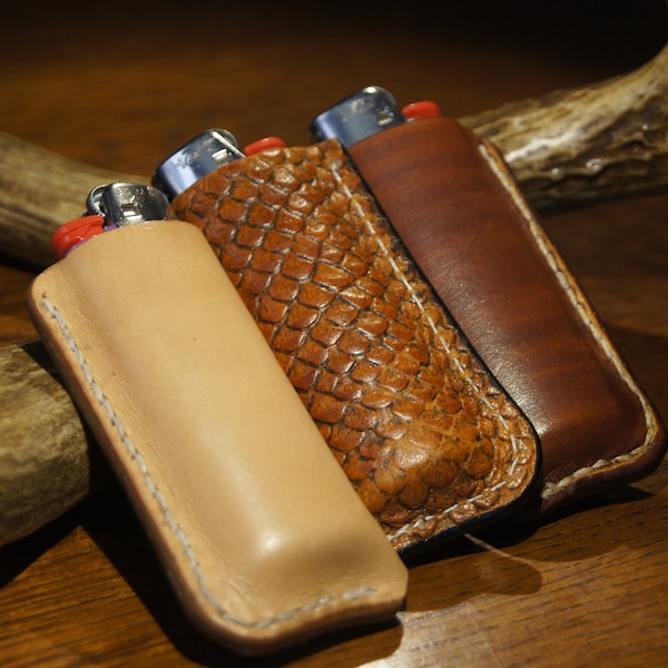 Leather Lighter Case Etsy