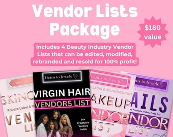 Vendor Lists Package