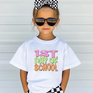1st Day of School Elementary School First Day of School Tee First Day of School School Shirt Back to School Comfort Color Back to School