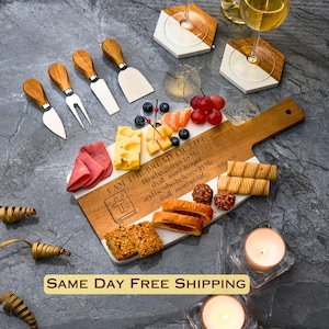 Bible Verse Personalized Charcuterie Board, Christian Hostess Gift, Housewarming Gift, Unique Wedding Gift for Catholic Couple, Cheese Board