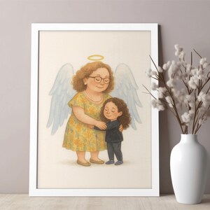 Add Loved One to Photo, Memorial Family Portrait from Photos, Combine Photos, Gift for Loss of Father or Mother, Christmas Memorial Gift