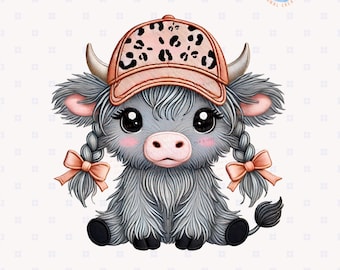 Highland Cow Png, Highland Cow Design, Cow Sublimation, Western Png, Cow Bundle, Highland Cow Art, Western Sublimation, DTF, Cute Cow Png