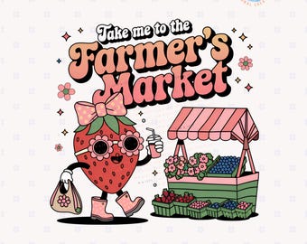 Cute Farmers Market Girl Png, Shop Local PNG, Cute Fruit Png, Trendy Viral PNG, Popular Png For Commercial Use, Trendy Sticker Design, DTF