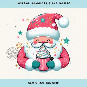 Uroczy Retro Mikołaj Bożonarodzeniowy Png, Sublimacja Mikołaja na Święta, Wesoły i Jasny, Wesołych Świąt Kawa, Miłośnik Kawy Świątecznej, To Sezon PNG