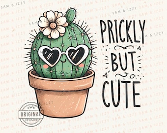 Cactus Png, Cute Cactus Png, Cute Western Graphics, Western Clipart, Attitude, Snarky Png, Cactus Sticker, Cactus Gifts, Plant Mom, Girly