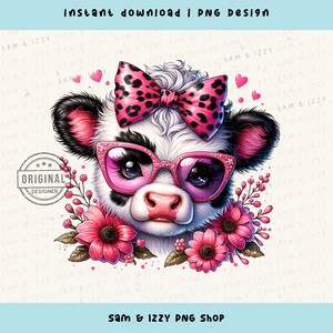 Highland Cow Png, Highland Cow Design, Cow Sublimation, Western Png, Cow Bundle, Highland Cow Art, Western Sublimation, DTF, Cute Cow Png